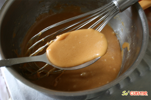 Caramel au beurre salé : étape intermédiaire